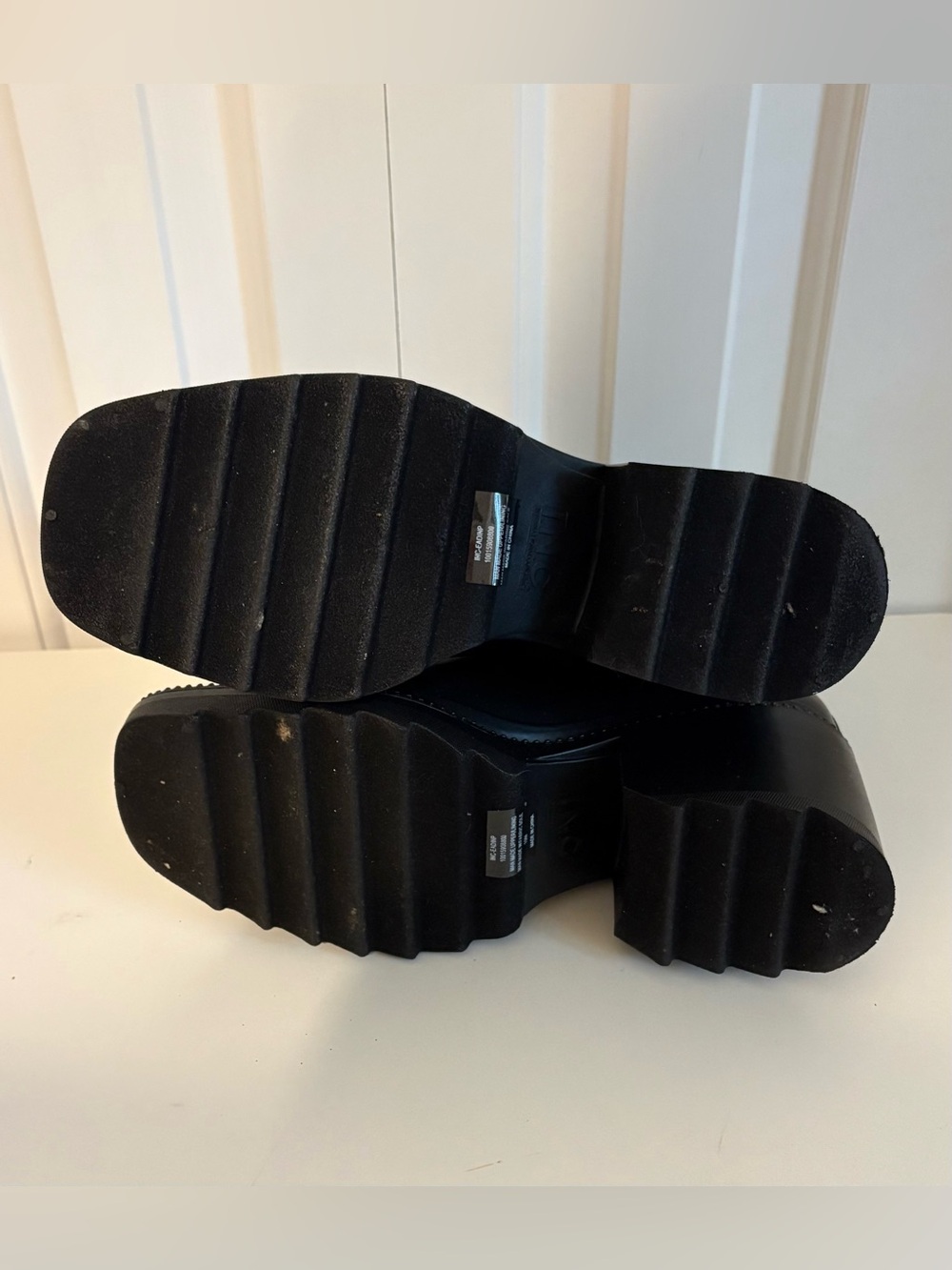 INC Black Block-Heel Chelsea Ankle Boots - Picture 5 of 9